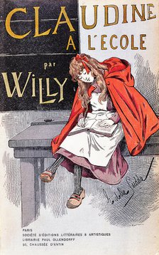 Cover of "Claudine à l’école" by Willy, 1900. Creator: Della Sudda, Emilio (1868-1924).