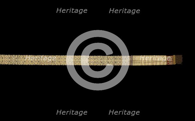 Ceremonial Waist Sash (ikak pinggang), Sumatra, 19th century. Creator: Unknown.