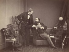 Louis Robert and Olympe Aguado, ca. 1860. Creator: Olympe Aguado.