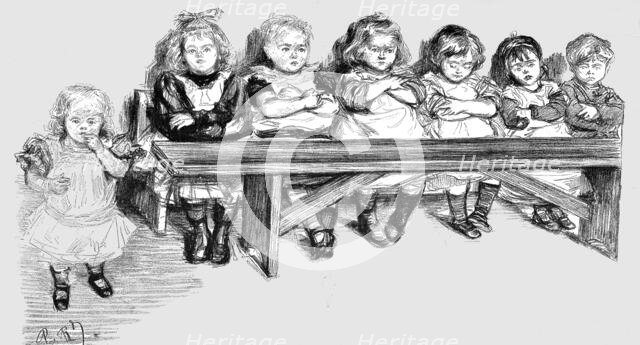 ''Free Education - The Babies Bench', 1891. Creator: Paul Charles Renouard.