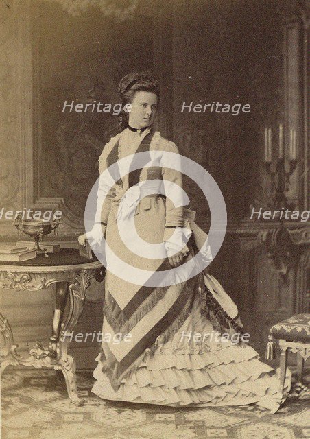 Portrait of Grand Duchess Maria Alexandrovna of Russia (1853-1920), Duchess of Saxe-Coburg and Gotha