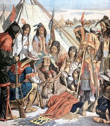 Death of Joseph Chief of the Nez-Perce, (1877) 1904. Artist: Unknown