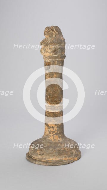 Pedestal with Squatting Bear, Han dynasty (206 B. C.-A.D. 220). Creator: Unknown.