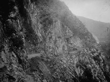 Up Temasopa [sic] Canon between the tunnels, between 1880 and 1897. Creator: William H. Jackson.