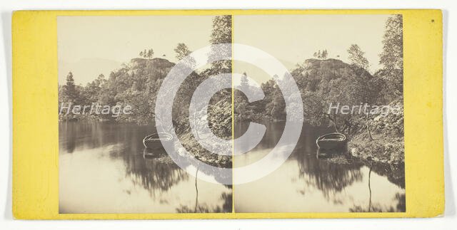 Loch Katrine, looking West, Mid 19th century. Creator: George Washington Wilson.