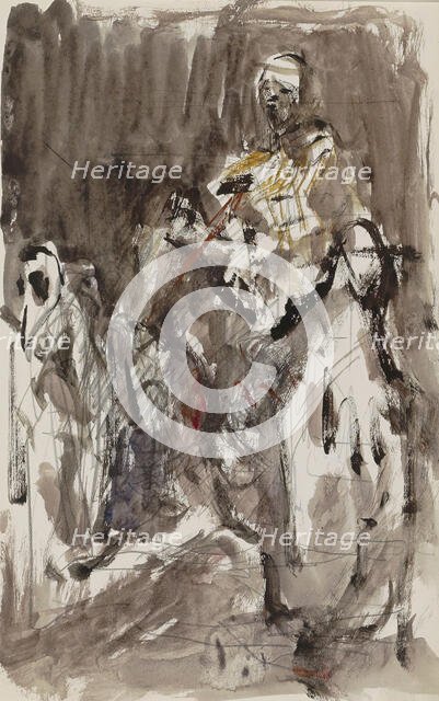 Rider, 1923. Creator: Marius Bauer.