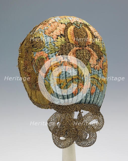 Cap, German, early 19th century. Creator: Unknown.