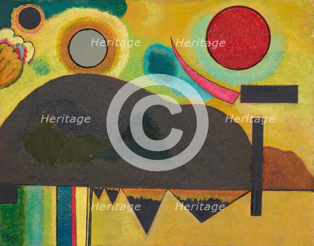 Beginning, 1925. Creator: Kandinsky, Wassily Vasilyevich (1866-1944).