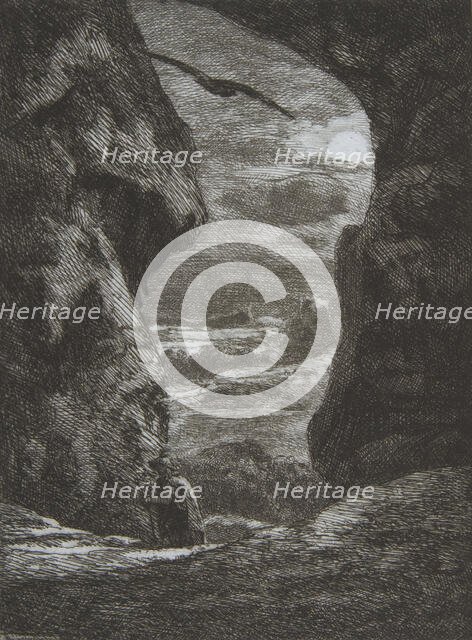 Adieu aux Karpatz, 1857. Creator: Felix Bracquemond.