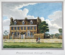 View of Parsonage House, Parson's Green, Fulham, London, 1820.                     Artist: Anon