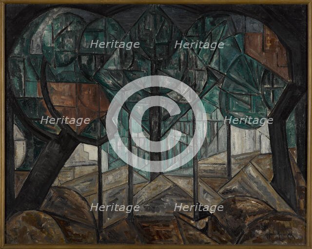 Woodland II, 1913. Creator: Heemskerck, Jacoba van (1876-1923).