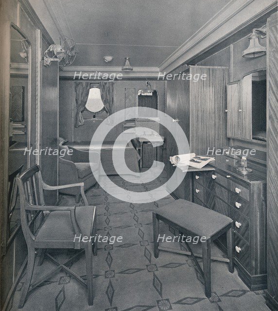 'Apartments in the First Class area on board the  S.S. Empress of Britain', 1931. Artist: Stewart Bale Limited.