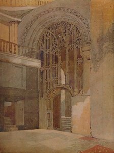 'In Norwich Cathedral', 1923. Artist: John Sell Cotman.