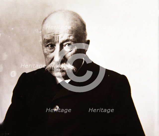 Clement Ader 1841-1925, French aeronautical engineer.