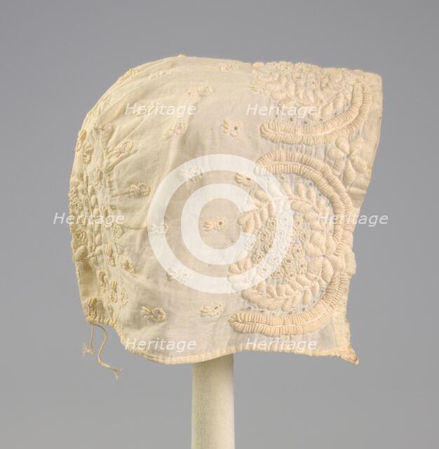 Cap, American, ca. 1850. Creator: Unknown.