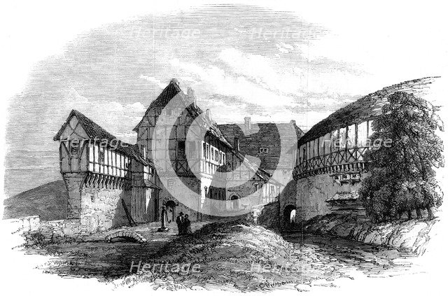 Luther's house at Wartburg Castle, Eisenach, Germany, 1862. Artist: Unknown