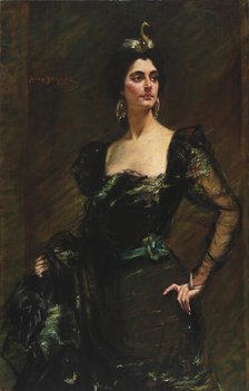 Kate Deering Ridgely, after 1900. Creator: Alice Pike Barney.