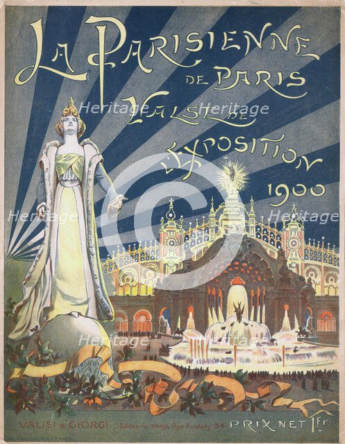 La Parisienne de Paris. Exposition universelle de 1900, 1900. Creator: Anonymous.