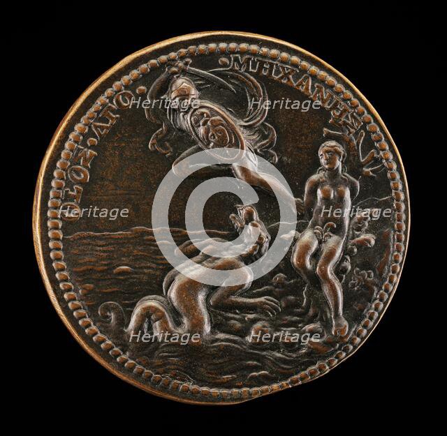 Perseus Rescuing Andromeda [reverse], 16th century. Creator: Unknown.