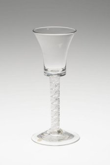 Wine Glass, England, c. 1745/50. Creator: Unknown.