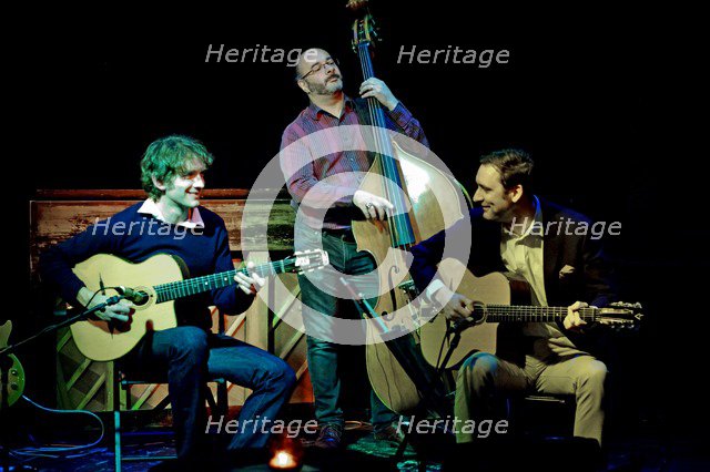 AC Wood  with R Harris, Brunswick, Hove, East Sussex, 2015. Artist: Brian O'Connor.