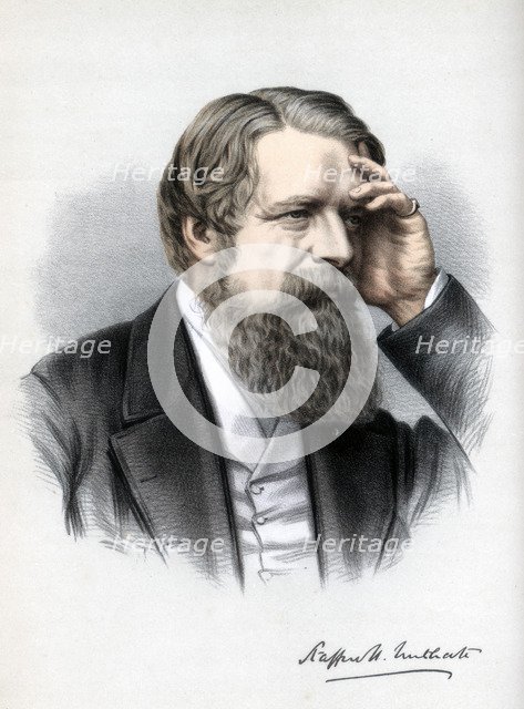 Stafford Northcote, 1st Earl of Iddesleigh, British statesman, c1890.Artist: Cassell, Petter & Galpin