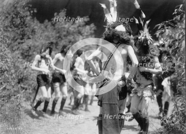 Yebichai prayer, C, c1906. Creator: Edward Sheriff Curtis.