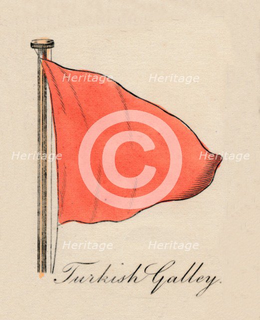 'Turkish Galley', 1838. Artist: Unknown.
