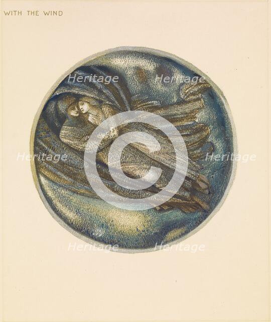 The Flower Book - With the Wind, 1905. Creator: Sir Edward Coley Burne-Jones.