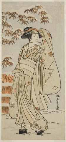 The Actor Segawa Kikunojo III in an Unidentified Role, Japan, c. 1775. Creator: Shunsho.
