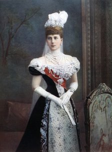 Princess Alexandra of Denmark, late 19th century.Artist: W&D Downey