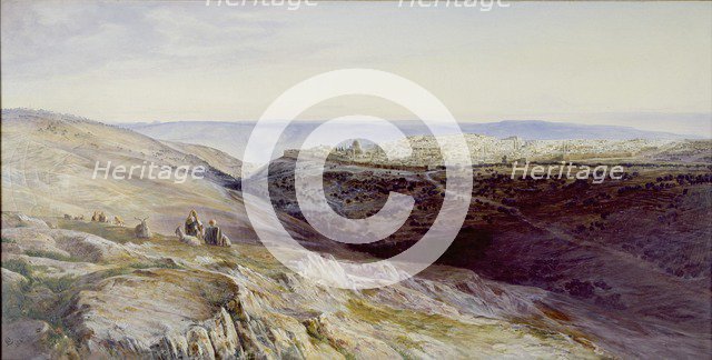Jerusalem, 1865. Artist: Edward Lear.