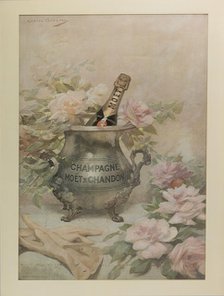 Advertising Poster for the Moet & Chandon. Creator: Abbéma, Louise (1853-1927).