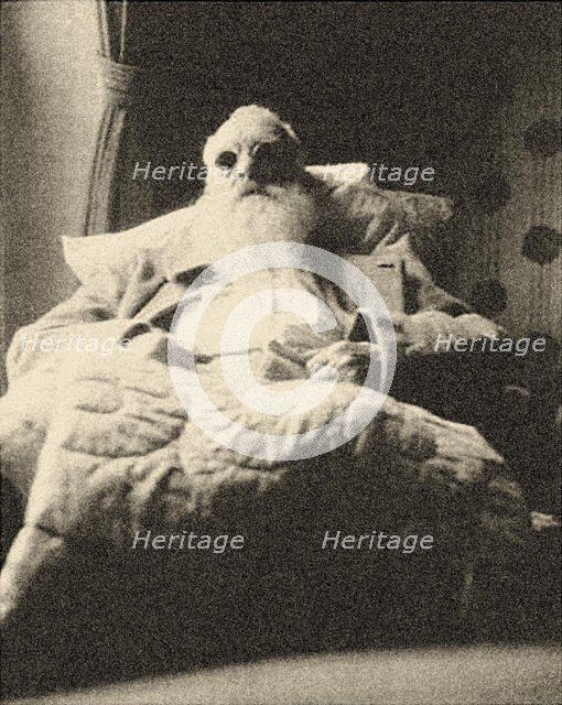 Claude Monet during his Cataract Operation at the Neuilly Clinic, 1923. Creator: Anonymous.