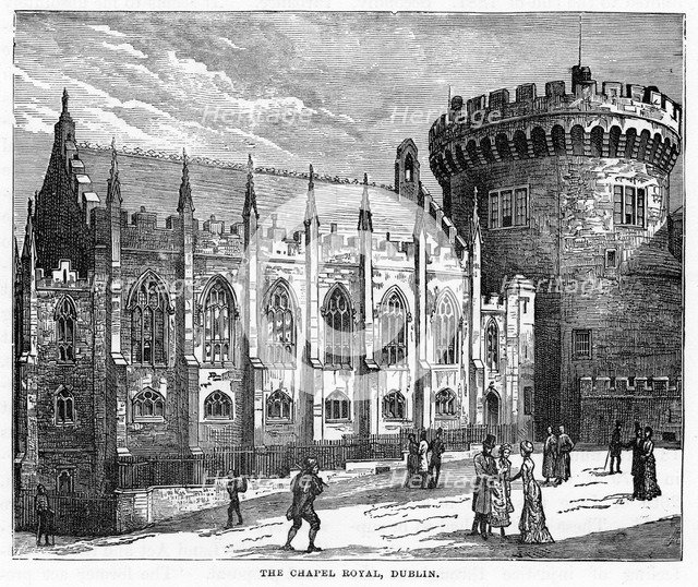 The Chapel Royal, Dublin, 19th century. Artist: Unknown