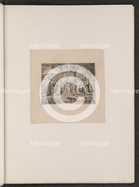 Job and His Family, 1825. Creator: William Blake.