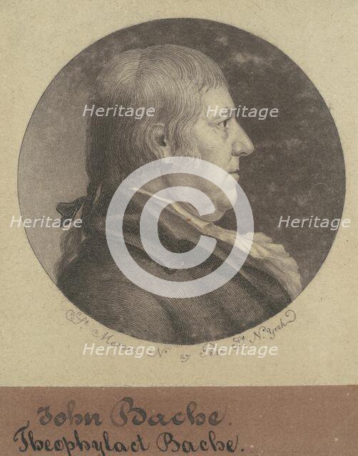 Theophylact Bache, 1797. Creator: Charles Balthazar Julien Févret de Saint-Mémin.