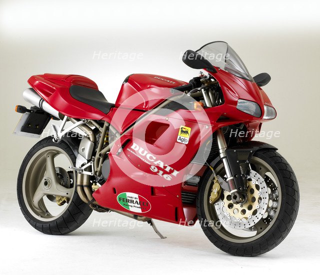 1995 Ducati 916. Artist: Unknown.