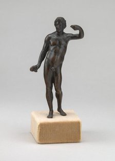 Male Nude with Raised Left Arm, second quarter 16th century. Creator: Unknown.
