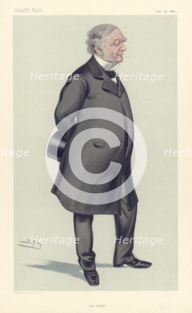 Erasmus Wilson, English surgeon and antiquary, 1880. Artist: Spy