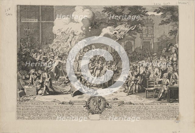 A monument dedicated to posterity in commemoration of ye incredible folly transacted...,  c1823. Creator: Bernard Baron.