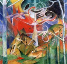 'Deer in the Forest I', 1911. Artist: Marc Franz