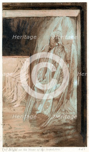 The Angel of the Lord on the stone of the sepulchre, 1897. Artist: James Tissot