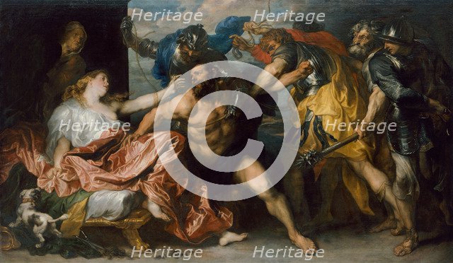Samson and Delilah, 1628–1630. Artist: Dyck, Sir Anthonis, van (1599-1641)