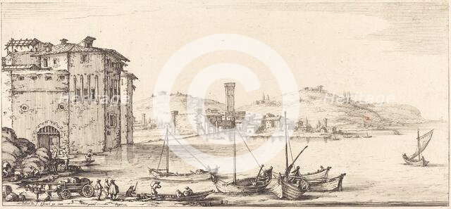 Loading Merchandise, probably c. 1630. Creator: Jacques Callot.