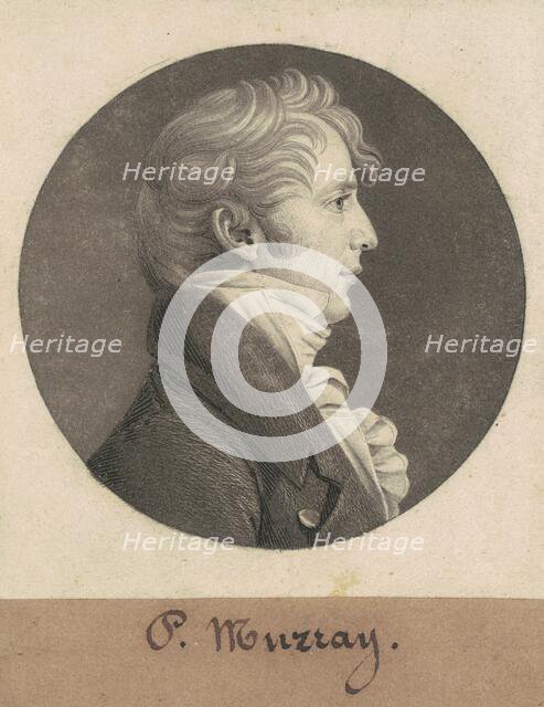 Philip Norborne Nicholas, c. 1808. Creator: Charles Balthazar Julien Févret de Saint-Mémin.