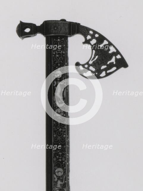 Combined Axe-Flintlock Gun-Dagger, Silesia, 1660/80. Creator: Unknown.