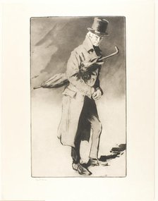 Lerand in the Role of "Rodin" in The Wandering Jew, 1903. Creator: Edgar Chahine.