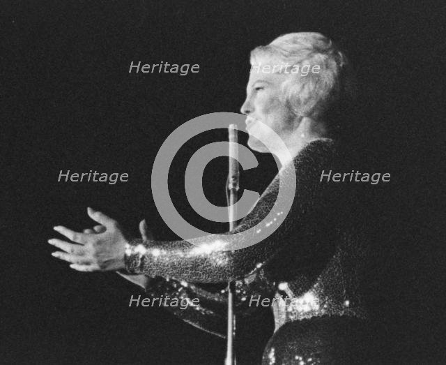 Peggy Lee, Pigalle Club, Piccadilly, St James's, London, 1961. Creator: Brian Foskett.