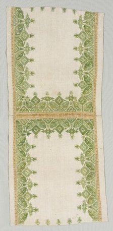 Pillow Cover, 1700s. Creator: Unknown.